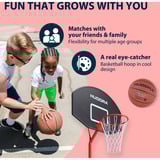 HUDORA Basketboldstander Start 305, Fitnessredskab Rød/Sort