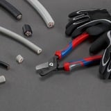 KNIPEX 95 12 225, Skære tang Rød/Blå