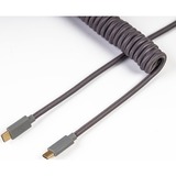 Keychron CAB-G USB-kabel 1,3 m USB4 Gen 3x2 USB C Grå grå, 1,3 m, USB C, USB C, USB4 Gen 3x2, Grå