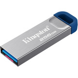Kingston DataTraveler Kyson 256 GB, USB-stik Sølv/Blå