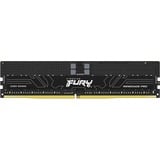 Kingston FURY FURY 16GB 6400MT/s DDR5 ECC Reg CL32 DIMM Renegade Pro EXPO, Hukommelse Sort, 16 GB, 1 x 16 GB, DDR5, 288-pin DIMM, Sort