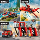 LEGO Brandstation med brandbil, Bygge legetøj Byggesæt, 6 År, Plast, 843 stk, 1,78 kg