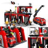 LEGO Brandstation med brandbil, Bygge legetøj Byggesæt, 6 År, Plast, 843 stk, 1,78 kg