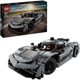 LEGO Technic Koenigsegg Jesko Absolut-hyperbil – grå, Bygge legetøj Byggesæt, 10 År, Plast, 801 stk, 990 g