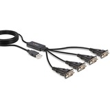 Lindy 42675 serielkabel Sort 0,94 m USB Type-A DB-9, Adapter Sort, Sort, 0,94 m, USB Type-A, DB-9, Hanstik, Hanstik