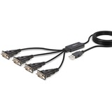 Lindy 42675 serielkabel Sort 0,94 m USB Type-A DB-9, Adapter Sort, Sort, 0,94 m, USB Type-A, DB-9, Hanstik, Hanstik