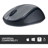 Logitech M235 mus Ambidextrous RF trådløst Optisk 1000 dpi Sort/grå, Ambidextrous, Optisk, RF trådløst, 1000 dpi, Grå