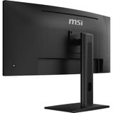 MSI PRO MP341CQPHGN E12, LED-skærm Sort
