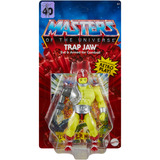 Mattel Origins Trap Jaw Action Figure, Spil figur 6 År, Universets mestre, Flerfarvet, Plast