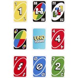 Mattel UNO Teams Brætspil, Kortspil Games UNO Teams, Kortspil, Afskæring, 7 År, Familiespil