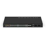 Netgear GSM4230UP Administreret L2/L3 Gigabit Ethernet (10/100/1000) Strøm over Ethernet (PoE) 1U Sort, Switch Sort, Administreret, L2/L3, Gigabit Ethernet (10/100/1000), Strøm over Ethernet (PoE), Stativ-montering, 1U