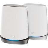 Netgear NBK752 trådløs router Gigabit Ethernet Tri-band (2,4 GHz / 5 GHz / 5 GHz) 5G Grå Wi-Fi 6 (802.11ax), Tri-band (2,4 GHz / 5 GHz / 5 GHz), Ethernet LAN, 5G, Grå, Bordplade router