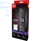 One for all Smart Control Pro 8 Advance App, Fjernbetjeningen Sort