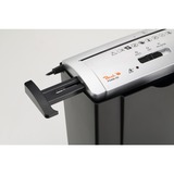 Peach PS400-02 papirmakulator Stribe makulering 72 dB 22 cm Sort, Sølv, Dokument shredder Sølv/Sort, Stribe makulering, 22 cm, 7 mm, 8 L, 50 ark, 72 dB