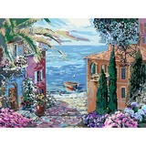 Ravensburger CreArt Leinwand Edition - Mediterranean Landscape, Maling 