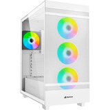 Sharkoon Rebel C50 RGB renoveret, Towerkabinet Hvid