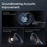 Shokz OpenRun Pro 2 Headset Trådløs Ørekrog Sport Bluetooth Sort Sort, Trådløs, Sport, 20 - 20000 Hz, 30,3 g, Headset, Sort