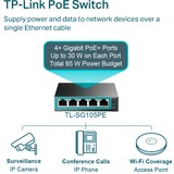 TP-Link TL-SG105PE, Switch grå