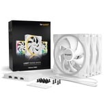 be quiet! Light Wings White | 140mm PWM Triple Pack Computerkabinet Ventilator 14 cm Hvid 3 stk, Sag fan Hvid, Ventilator, 14 cm, 1500 rpm, 95,14 m³/t, Hvid