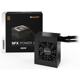be quiet! SFX POWER 3 450W enhed til strømforsyning 20+4 pin ATX Sort, PC strømforsyning Sort, 450 W, 100 - 240 V, 500 W, 50/60 Hz, 6/2.5 A, 6 A