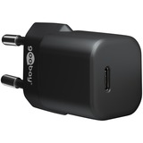 goobay Apple Lightning / USB-C PD opladningssæt 30 watt, Oplader Sort