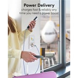 goobay USB-C PD GaN Dual Hurtigoplader Slim 30 W Hvid