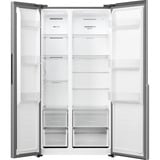 gorenje Side by side NRS917E41X SI, Side-by-side rustfrit stål, Fritstående, Amerikansk dør, Rustfrit stål, 2 dør(e), Berøring, LED