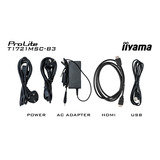 iiyama ProLite T1721MSC-B3, LED-skærm Sort (mat)