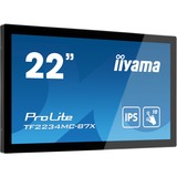 iiyama ProLite TF2234MC-B7X computerskærm 54,6 cm (21.5") 1920 x 1080 pixel Fuld HD LED Berøringsskærm Multibruger Sort, Offentlig visning Sort, 54,6 cm (21.5"), 1920 x 1080 pixel, Fuld HD, LED, 8 ms, Sort