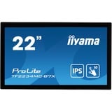 iiyama ProLite TF2234MC-B7X computerskærm 54,6 cm (21.5") 1920 x 1080 pixel Fuld HD LED Berøringsskærm Multibruger Sort, Offentlig visning Sort, 54,6 cm (21.5"), 1920 x 1080 pixel, Fuld HD, LED, 8 ms, Sort