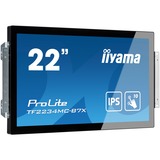 iiyama ProLite TF2234MC-B7X computerskærm 54,6 cm (21.5") 1920 x 1080 pixel Fuld HD LED Berøringsskærm Multibruger Sort, Offentlig visning Sort, 54,6 cm (21.5"), 1920 x 1080 pixel, Fuld HD, LED, 8 ms, Sort