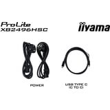 iiyama ProLite XB2496HSC-B1, LED-skærm Sort (mat)