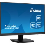 iiyama XU2493HSU-B7, LED-skærm Sort (mat)