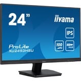 iiyama XU2493HSU-B7, LED-skærm Sort (mat)