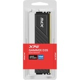 ADATA GAMMIX D35 hukommelsesmodul 16 GB 1 x 16 GB DDR4 288-pin DIMM Sort, 16 GB, 1 x 16 GB, DDR4, 3200 MHz, 288-pin DIMM
