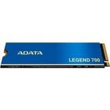 ADATA LEGEND 700 1 TB, Solid state-drev Blå/Guld