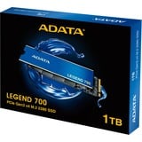 ADATA LEGEND 700 1 TB, Solid state-drev Blå/Guld