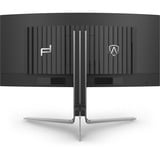 AOC PD34, Gaming Skærm Sort (mat)/Sølv