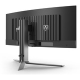 AOC Porsche PD34 computerskærm 86,4 cm (34") 3440 x 1440 pixel Wide Quad HD QD-OLED Sort, Gaming Skærm Sort (mat)/Sølv, 86,4 cm (34"), 3440 x 1440 pixel, Wide Quad HD, QD-OLED, 0,03 ms, Sort