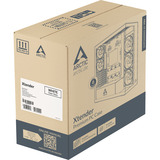 ARCTIC Xtender White (Clear Glass) Midi Tower Hvid, Towerkabinet Hvid, Midi Tower, PC, Hvid, EATX, Metal, Hærdet glas, Spil