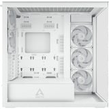 ARCTIC Xtender White (Clear Glass) Midi Tower Hvid, Towerkabinet Hvid, Midi Tower, PC, Hvid, EATX, Metal, Hærdet glas, Spil