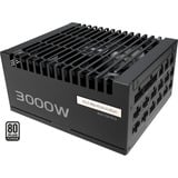 ASUS ASUS-PRO-WS-3000P enhed til strømforsyning 3000 W 20+4 pin ATX ATX Sort, PC strømforsyning Sort, 3000 W, 220 - 240 V, Aktiv, 130 W, 3000 W, 130 W