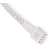 Alphacool Forlængerkabel 4-pin til 4-pin, 15 cm, Forlængerledning Hvid