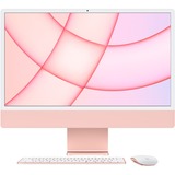 Apple iMac Apple M 61 cm (24") 4480 x 2520 pixel 8 GB 512 GB SSD All-in-One PC macOS Big Sur Wi-Fi 6 (802.11ax) Lyserød, MAC-system Rød/rosé, 61 cm (24"), 4.5K Ultra HD, Apple M, 8 GB, 512 GB, macOS Big Sur