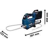 Bosch Batteridrevet fedtpresse GFP 18V-10 Professional solo, 18Volt, Fedt pistol Blå/Sort