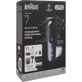 Braun AIO7540 Sort, Blå 14 Lithium-Ion (Li-Ion), Hår Trimmer mørkeblå/Sort, Sort, Blå, 0,5 mm, 2,1 cm, Universel, Batteri, 120 min.