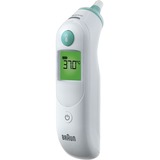 Braun ThermoScan 6 Kontakttemperatur Hvid Øre Knapper, Feber termometer Hvid, Kontakttemperatur, Hvid, Øre, Knapper, °C, LCD