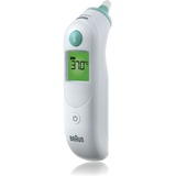 Braun ThermoScan 6 Kontakttemperatur Hvid Øre Knapper, Feber termometer Hvid, Kontakttemperatur, Hvid, Øre, Knapper, °C, LCD