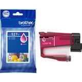 Brother LC527M blækpatron 1 stk Original Magenta Magenta, Pigmentbaseret blæk, 1 stk, 900 Sider, Enkelt pakke