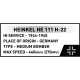 COBI Heinkel HE 111 H-22 med V1 flyvebombe - Executive Edition, Bygge legetøj 
